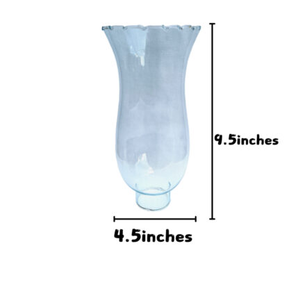 Verina Scallop Glass Vase - Image 2