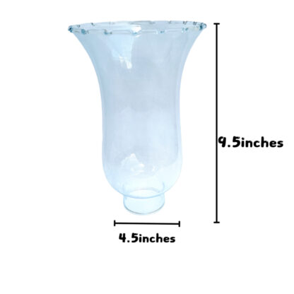 Verina Scallop Glass Vase - Image 3