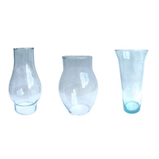 Chimney Glass Vase (Small, Medium Large)