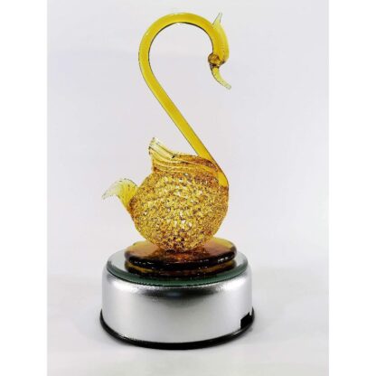 Swan Glass Figurines Home Decor Accents Anniversary Decoration 8 Colors - Image 2