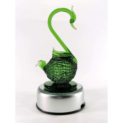 Swan Glass Figurines Home Decor Accents Anniversary Decoration 8 Colors - Image 4