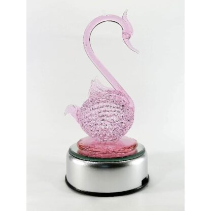 Swan Glass Figurines Home Decor Accents Anniversary Decoration 8 Colors - Image 6