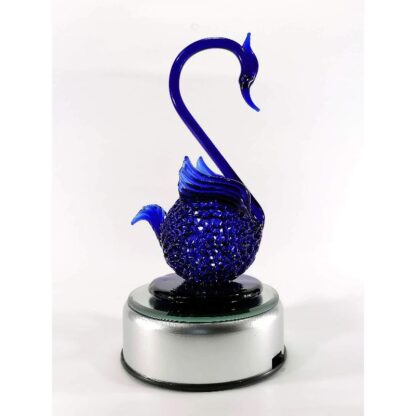 Swan Glass Figurines Home Decor Accents Anniversary Decoration 8 Colors - Image 7