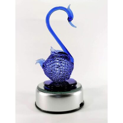 Swan Glass Figurines Home Decor Accents Anniversary Decoration 8 Colors - Image 8