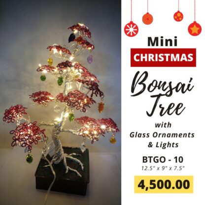 Tree Lamp Fairy Light LED for Desk with Glass Ornaments - Image 2