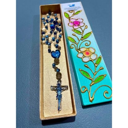 Glass Rosary Handmade Religious Accessories with Gift Box - Image 2