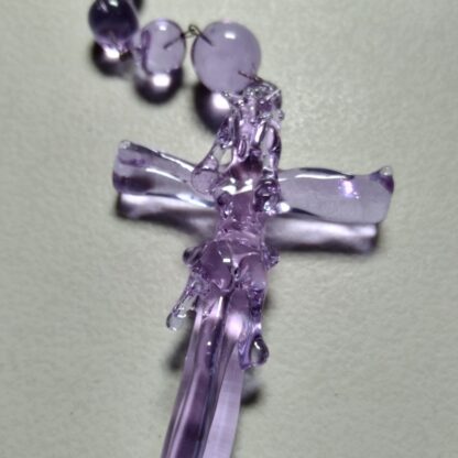 Glass Rosary Handmade Religious Accessories with Gift Box - Image 3