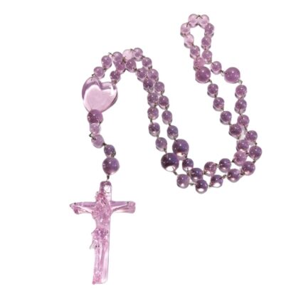 Glass Rosary Handmade Religious Accessories with Gift Box - Image 6