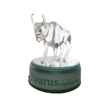 Taurus Bull Zodiac Sign Glass Figurine Horoscope Collection - Image 3