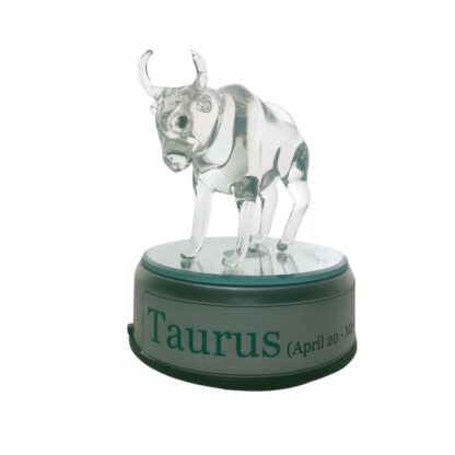 Taurus Bull Zodiac Sign Glass Figurine Horoscope Collection - Image 4