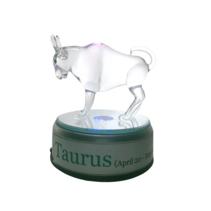 Taurus Bull Zodiac Sign Glass Figurine Horoscope Collection - Image 5