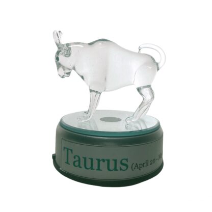 Taurus Bull Zodiac Sign Glass Figurine Horoscope Collection - Image 7