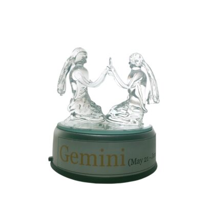 Gemini Twins Zodiac Sign Glass Figurine Horoscope Collection - Image 7