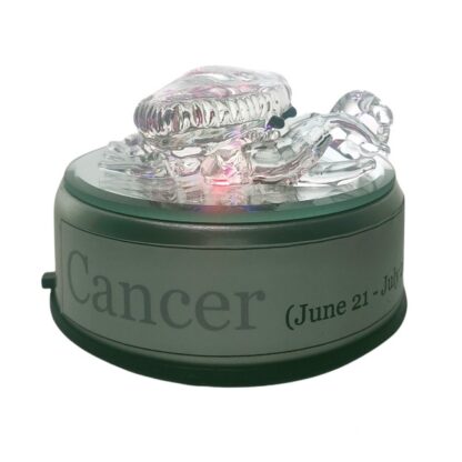 Cancer Horoscope Zodiac Sign Glass Figurine - Image 2