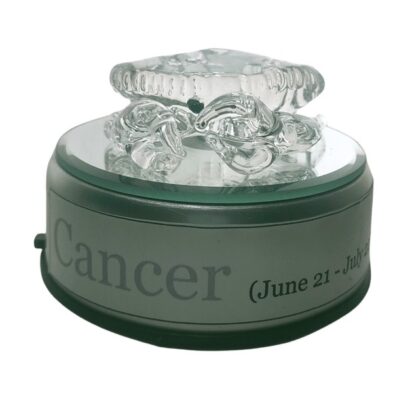 Cancer Horoscope Zodiac Sign Glass Figurine - Image 3