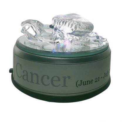 Cancer Horoscope Zodiac Sign Glass Figurine - Image 4