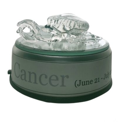 Cancer Horoscope Zodiac Sign Glass Figurine - Image 5