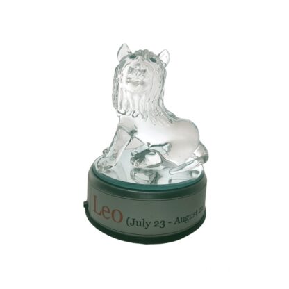 Leo Lion Zodiac Sign Glass Figurine Horoscope Collection - Image 2