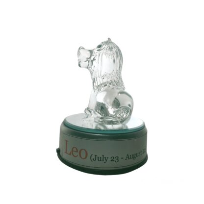 Leo Lion Zodiac Sign Glass Figurine Horoscope Collection - Image 3