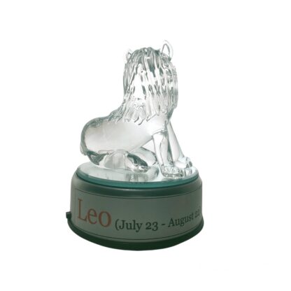 Leo Lion Zodiac Sign Glass Figurine Horoscope Collection - Image 6