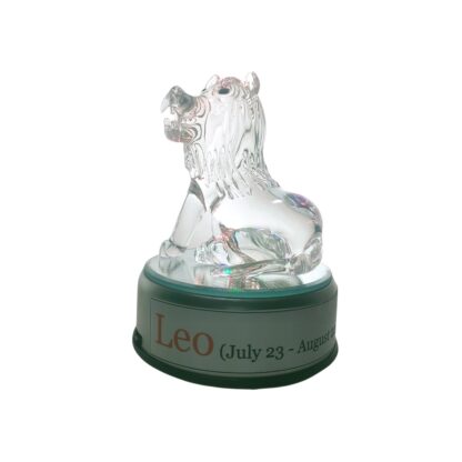 Leo Lion Zodiac Sign Glass Figurine Horoscope Collection - Image 7