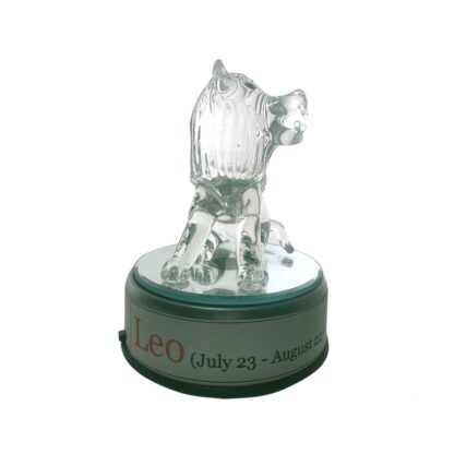 Leo Lion Zodiac Sign Glass Figurine Horoscope Collection - Image 8