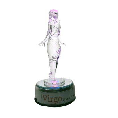 Virgo Virgin Zodiac Sign Glass Figurine Horoscope Collection - Image 2