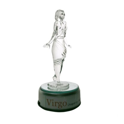 Virgo Virgin Zodiac Sign Glass Figurine Horoscope Collection - Image 3