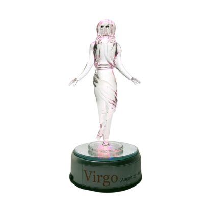 Virgo Virgin Zodiac Sign Glass Figurine Horoscope Collection - Image 4