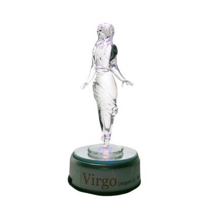 Virgo Virgin Zodiac Sign Glass Figurine Horoscope Collection - Image 5