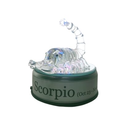 Scorpio Zodiac Sign Glass Figurine Horoscope Collection - Image 4