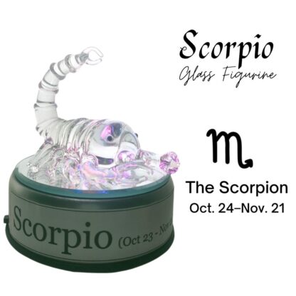 Scorpio Zodiac Sign Glass Figurine Horoscope Collection