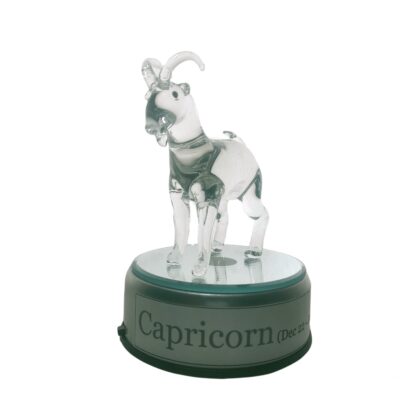 Capricorn Goat Zodiac Sign Glass Figurine Horoscope Collection - Image 5