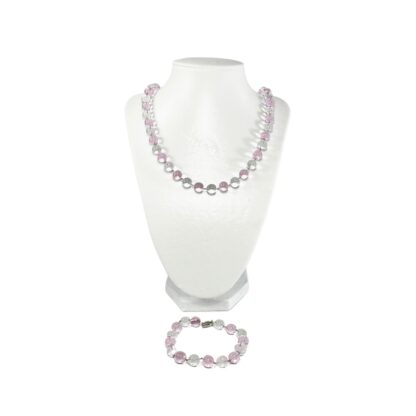 Liman Glass Beads Necklace For Women with Bracelet Set - Image 3