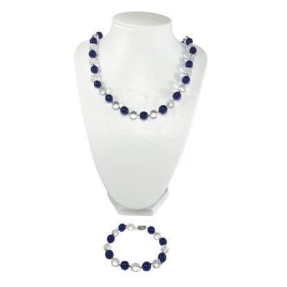 Liman Glass Beads Necklace For Women with Bracelet Set - Image 5