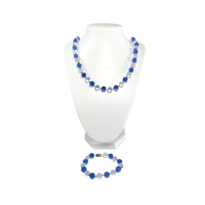 Liman Glass Beads Necklace For Women with Bracelet Set - Image 9