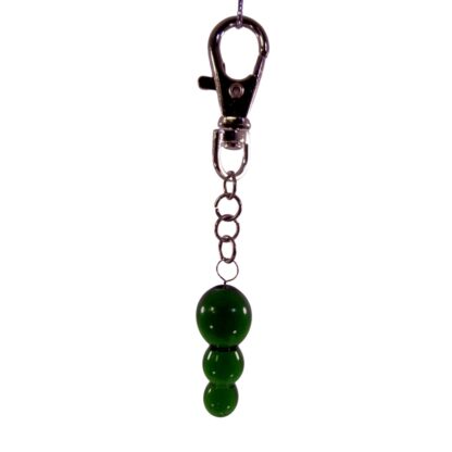 3 Ball Key Holder Glass Ring Chain Keychain Fashion Artisan - Image 5