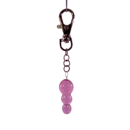 3 Ball Key Holder Glass Ring Chain Keychain Fashion Artisan - Image 6