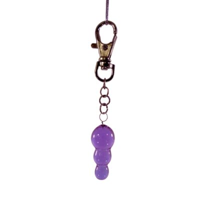 3 Ball Key Holder Glass Ring Chain Keychain Fashion Artisan - Image 7