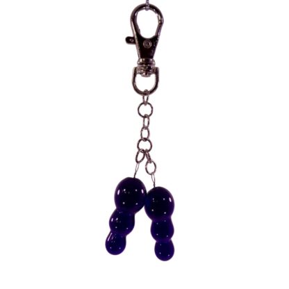 Double 3 Ball Glass Pendant Key Chain Holder for Ladies Bag Charm, Wallet, Phone - Image 8