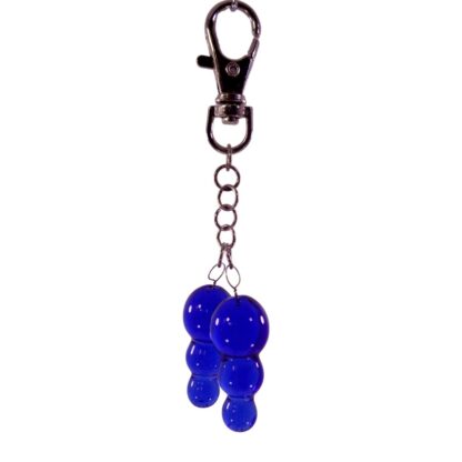 Double 3 Ball Glass Pendant Key Chain Holder for Ladies Bag Charm, Wallet, Phone - Image 9